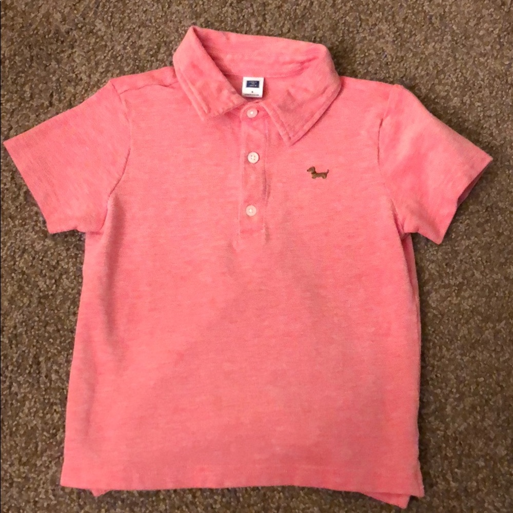 Janie and Jack red polo